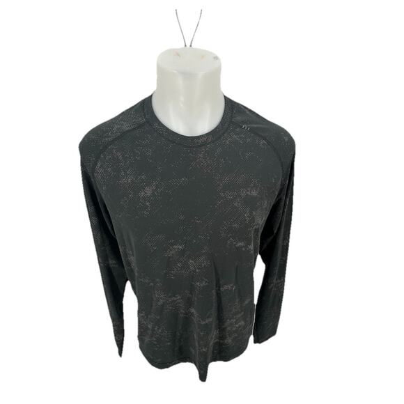 Lululemon Large Men Metal Vent Long Sleeve T-shirt Crewneck Lightweight 41-6 - Picture 1 of 10